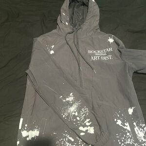 Rockstar Original Gray Splatter Hoodie